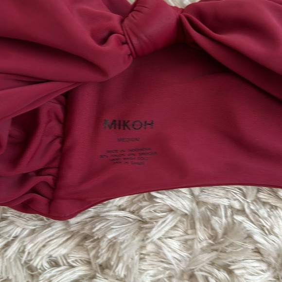 Mikoh bandeau tie knot bikini top - Picture 2 of 2